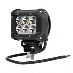 1 St 4 Tum 18w Led Arbete Ljus Lampa För Motorcykel Traktor Båt Av Väg 4wd 4x4 Lastbil Suv Atv Fläck