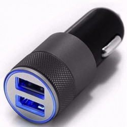 Cigarett Lättare Carstyling Mini Dubbel Usb Tvilling Hamn 12v Universell I Bil Lättare Uttag Laddare