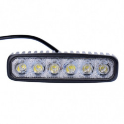 6 Tum 18w 12v Led Dagtid Löpning Ljus Bil Ljus Bar För Bil Indikator Motorcykel Körning Av Vägen