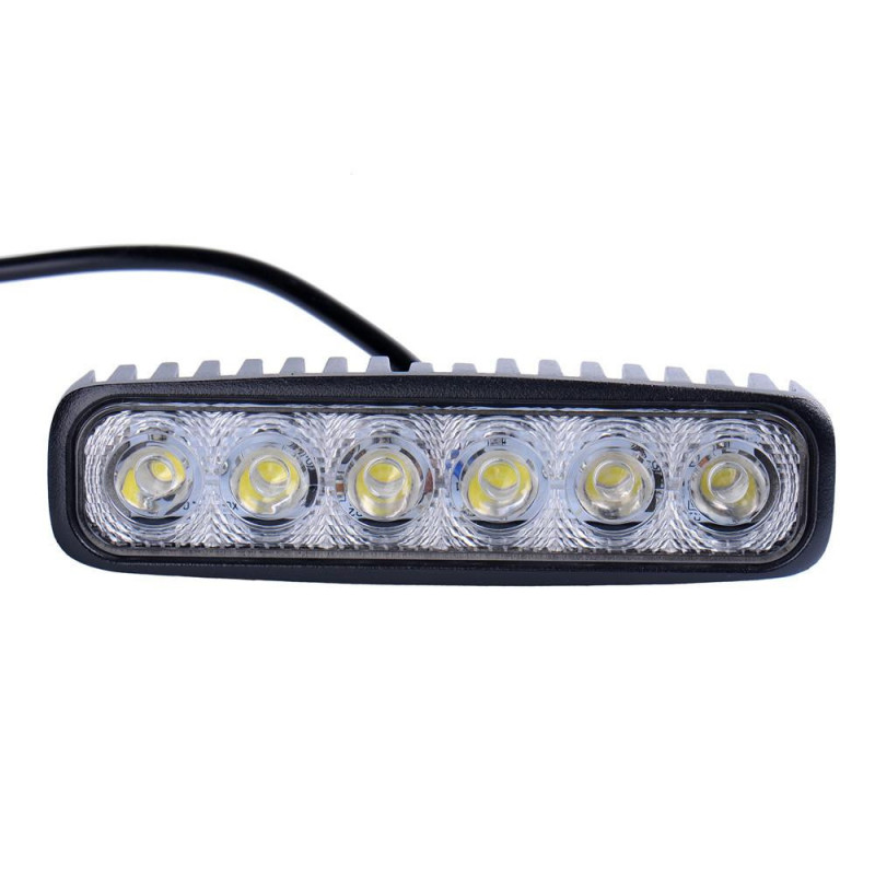 6 Tum 18w 12v Led Dagtid Löpning Ljus Bil Ljus Bar För Bil Indikator Motorcykel Körning Av Vägen