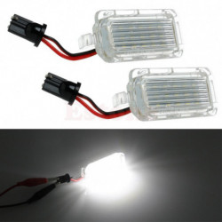 1 Par Licens Siffra Tallrik Ljus 18led Lampor Byta Ut För Vadställe Mondeo Fokus 5d Kan Buss
