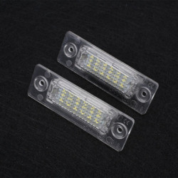 Bil Fordon 18 Led Siffra Licens Tallrik Ljus Lampa För Vw Touran Passat