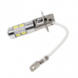 1 St 12v Bil Led Dimma Lights H3 10smd 5730 Led Bil Bil Dagtid Löpning Ljus Lampor Ultra Ljus Sväng