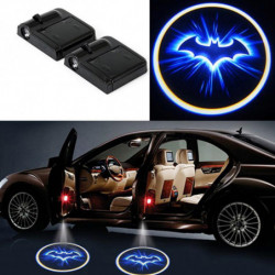 Trådlös 2pcs Nej Borra Typ Bil Dörr Välkommen Ljus Logotyp Bricka Lights Led Laser Spöke Skugga
