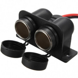 Varumärke Ssist Is 12v Kvinna Bil Motorcykel Cigarett Lättare Dubbel Uttag Plugg Connector Adapter