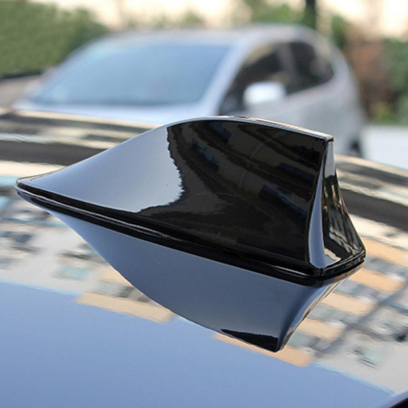 Svart Bil Radio Haj Fena Bil Haj Antenn Signal Aste Design För För Bmw Honda Toyota Hyundai Vw Kia