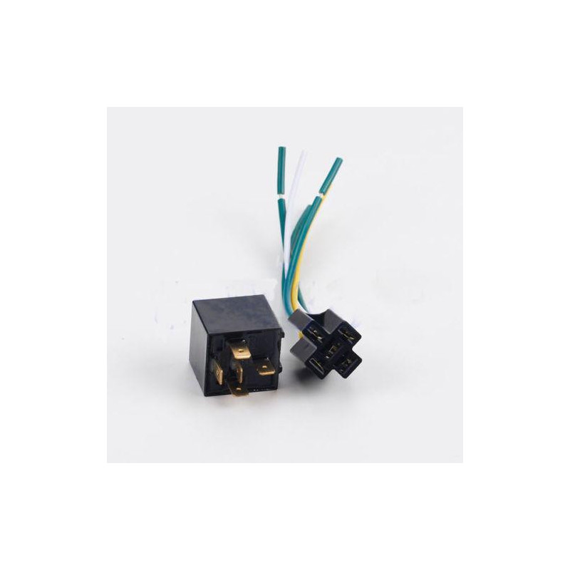 5 Stift 5 Tråd 1 Uppsättning Bil Bil Lastbil 12v 12 Volt Likström 40a Amp Relä Uttag