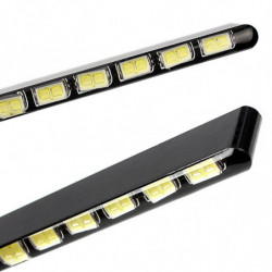 2pcs Super Ljus 14 Lysdioder Smd Bil Dagtid Löpning Lights Led Remsa Dagsljus Bil Dr I Dimma Ljus 7030