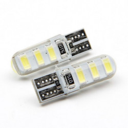 Bil 2pack T10 W5w 5730 6 Smd Led Lampor Led Smd GÖmde Sig Kan Buss Fel Bil Licens Tallrik Sida Ljus
