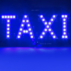 Aste Taxi Led Bil Vindruta Cab Indikator Lampa Skylt Blå Led Vindskydd Taxi Ljus Lampa 12v Hp