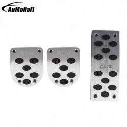 Manuell Bil Silver Pedaler Dynor Omslag Bil Gas Broms Metall Trampa Halk Pedaler Omslag