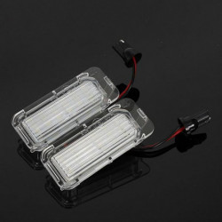 2x Led Siffra Licens Tallrik Ljus Lampor För Vadställe Fiesta Fokus Kuga Cmax Mondeo