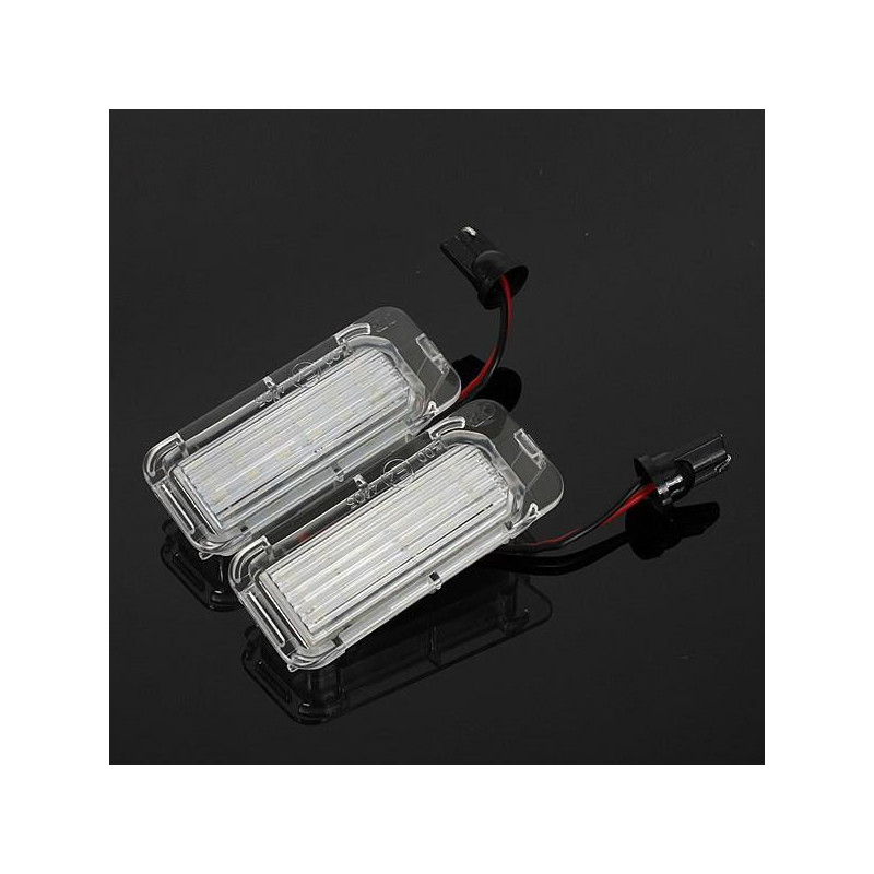 2x Led Siffra Licens Tallrik Ljus Lampor För Vadställe Fiesta Fokus Kuga Cmax Mondeo