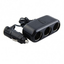 3 Sätt Trippel Bil Universell Cigarett Lättare Uttag Splitter Carstyling 12v Laddare Adapter Swe