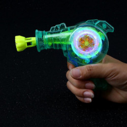Lysande Bubbla Pistol Tvål Bubbla Blåsare Utomhus Barn Leksaker Färg Slumpmässig