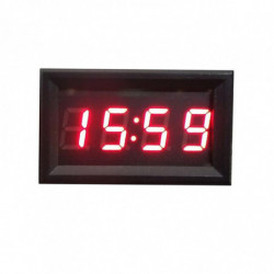 Cls Bil Motorcykel Tillbehör 12v 24v Instrumentbräda Led Visa Digital Klocka Röd Färg Juli 22