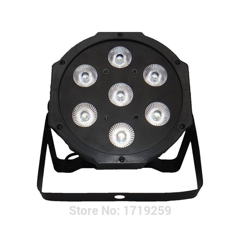 Led Platt Par 7x 12w Rgbw Dmx Skede Lights Företag Lights Hög Kraft Ljus Med Ofessionell För Fest