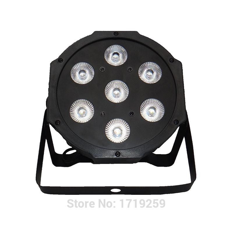 Super Ljus Led Par Rgb Slimpar Tri 7x9w Led Skede Tvätta Belysning För Bröllop Konsert Parterna Dj