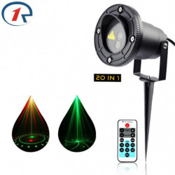 Zjright Ir Kontrollera Röd Grön 20 Renderingar Laser Lights Utomhus Vattentät Ip65 Laser Utsång Lampa