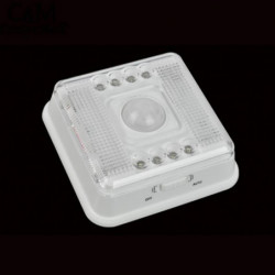 8 Led Rörelse Sensor Ljus Trådlös Infraröd Hem Inomhus Utomhus Pir Bil Sensor Rörelse Detektor Led