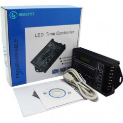Tid Ogrammerbar Rgb Led Kontroller Tc420 Dc12v 24v 5channel Total Oduktion 20a Allmänning Anod Ogrammerbar