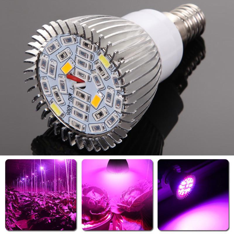 Full Spektrum 28w E14 Led Växa Ljus Ac85265v Led Växande Lampa Växt Växa Ljus Trädgård Grönsak