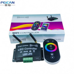 Dc1224v 4a Ch Rgb Wifi Led Controller Rf Rör Avlägsen Kontrollera Kontroller Av Android Ios App För
