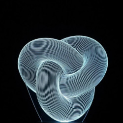 Särskild 3d Konst Led Tabell Lampa Atmosfär Nattlampor Som