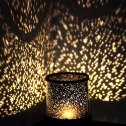Färgrik Led Gypsophila Masters Natt Ljus Skön Starry Himmel Ojektor Het