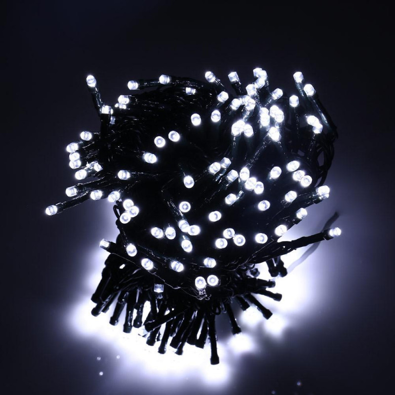 Topp Kvalitet Vattentät Ledertek 12m 100 Led Färgrik Led Sol Powered Fe Sträng Lights 8 Lägen Jul