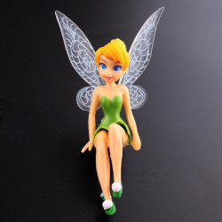 6pcs Minifigures Knåpa Klocka Fairies Insessa Siffror Kaka Topper Barn Fest Toytinker Klocka Fairies