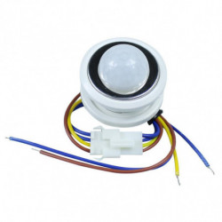 1 St 40mm Pir Infraröd Stråle Rörelse Sensor Växla Tid Dröjsmål Justerbar Läge Detektor Växlande