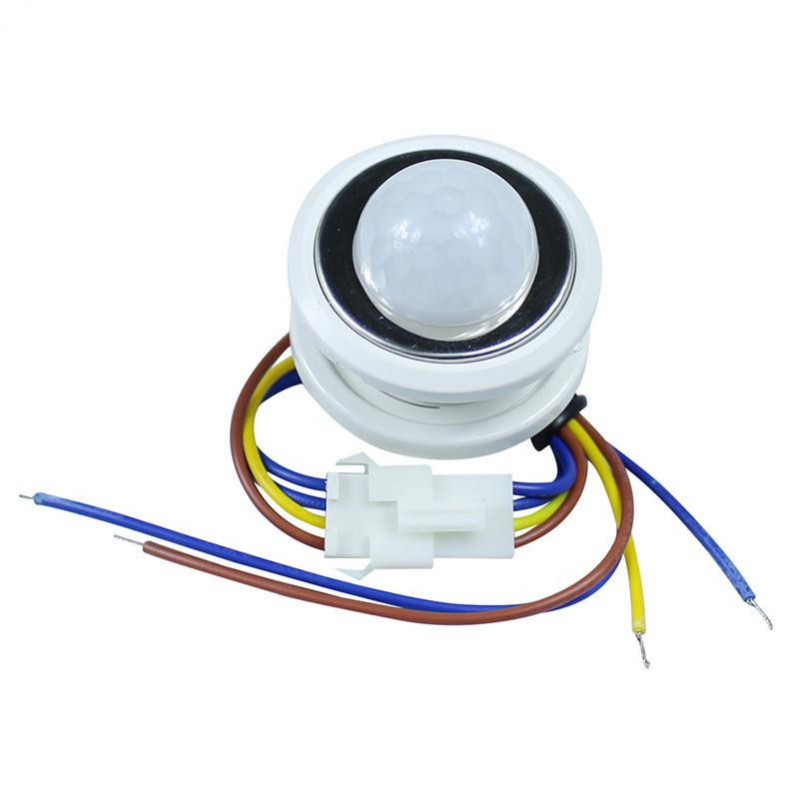 1 St 40mm Pir Infraröd Stråle Rörelse Sensor Växla Tid Dröjsmål Justerbar Läge Detektor Växlande