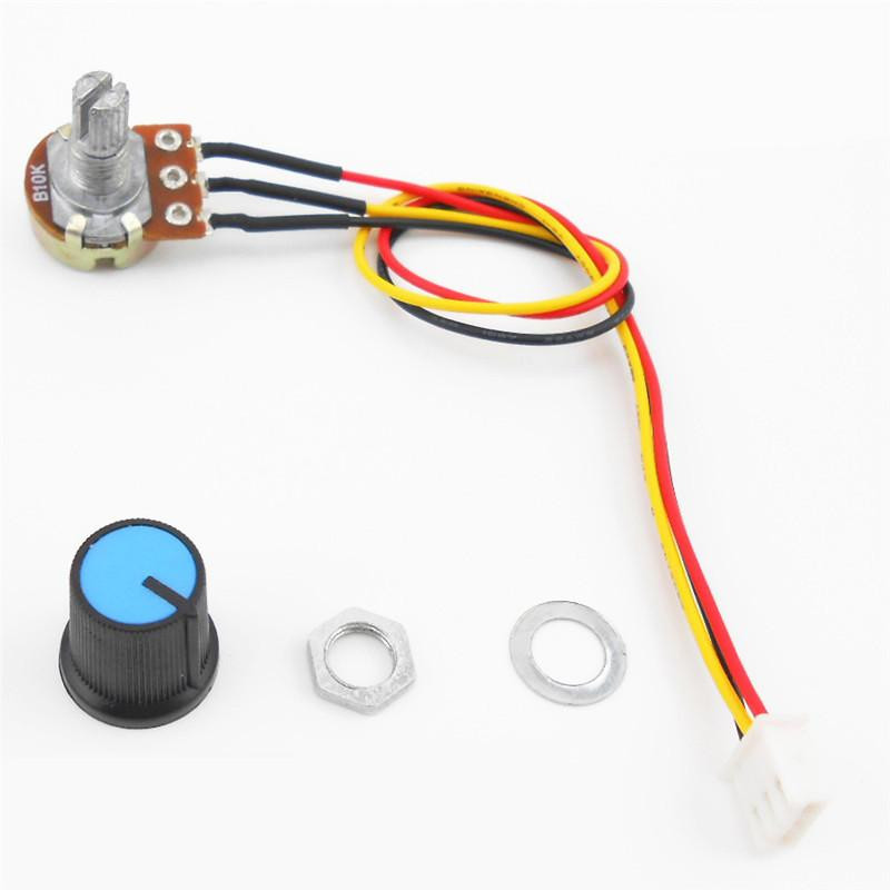 Wh148 Potentiometer B10k Fart Kontrollera Knopp Xh2 54 3p Linjär Kontroller Hantera