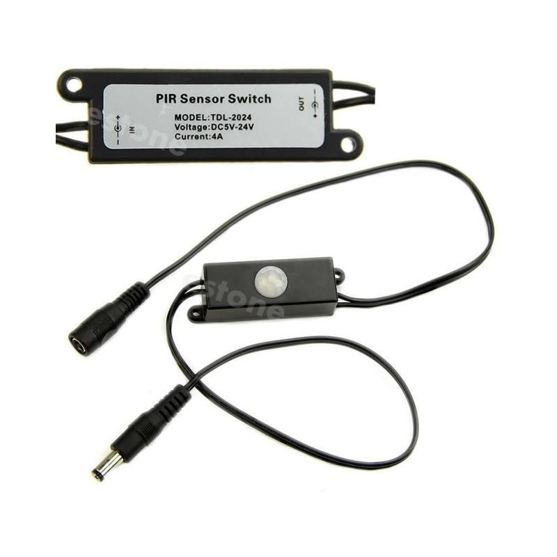 Aotomatic Mini Dc524v Pir Infraröd Rörelse Sensor Detektor Växla För Led Remsa