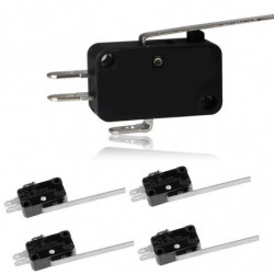 5pcs Kw79 Lång Rakt Gångjärn Spak Typ Spdt Micro Växla Begränsa Växla
