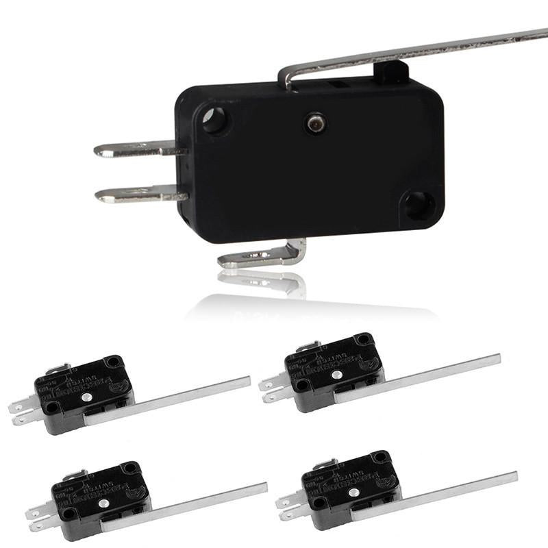 5pcs Kw79 Lång Rakt Gångjärn Spak Typ Spdt Micro Växla Begränsa Växla