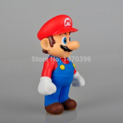 Super Mario 5 Inch Mario Handling Figur Leksak Röd Hatt Mm