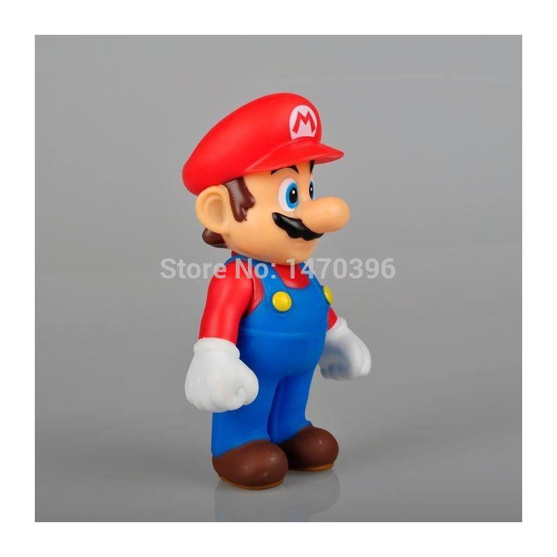 Super Mario 5 Inch Mario Handling Figur Leksak Röd Hatt Mm
