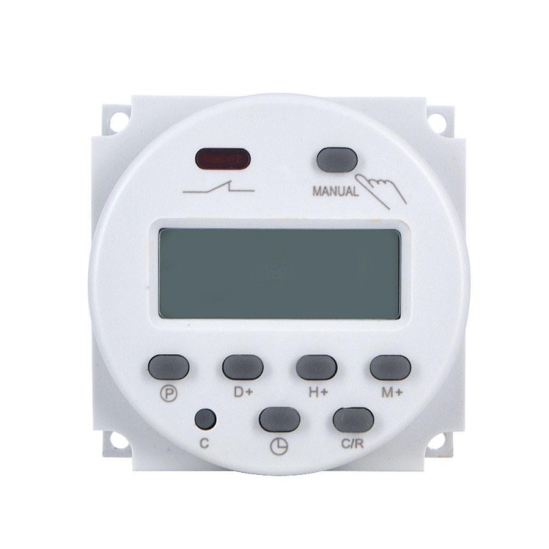 Växelström 220v 16a Digital Lcd Kraft Ogrammerbar Timer Tid Växla