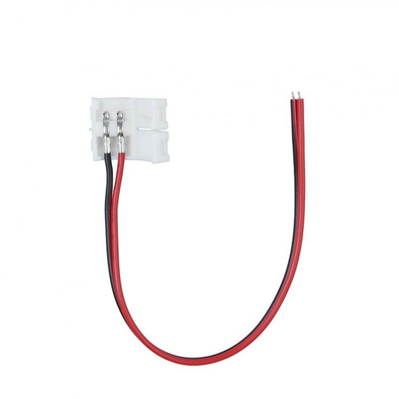 1 St Massa 10mm 2pin Led Remsa Kontakt Tråd För 5050 5630 5730 Enda Färg Remsa Löda Kontakt Tråd