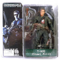 Neca De Terminator 2 Handling Figur T800 T800 Stål Kvarn Pvc Figur Leksak 7 Inch 18cm Modell Leksak