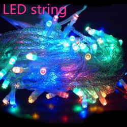8 Lägen Visa Färgrik 100led...