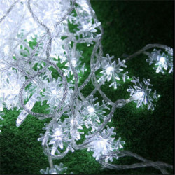 4m 20leds Jul Träd Snö...