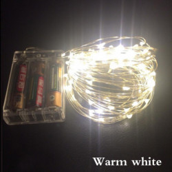 10m 100 Led 3aa Batteri...