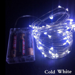 10m 100 Led Batteri...