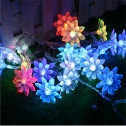 2 5m 20 Lotus Blommor Led...