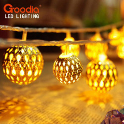 Semester Ljus Led Remsa 20 Lampa Bollar Uppsättning Led Sträng För Bröllop Fest Fe Lights Jul Dekoration