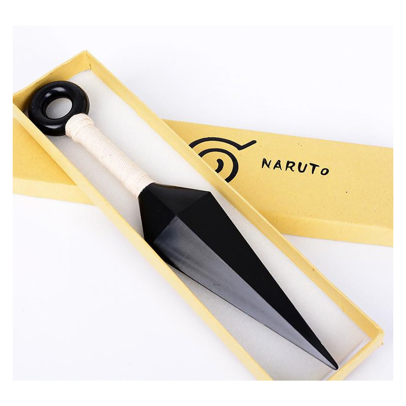 Sst X Naruto Plast Kunai Japansk Ninja Cosplay Vapen Rekvisita Pojke Barn Leksak Kringutrustning I Låda