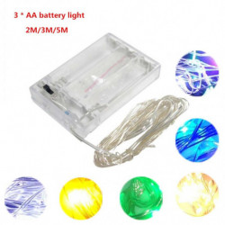 3 X Aa Led Batteri Koppar...